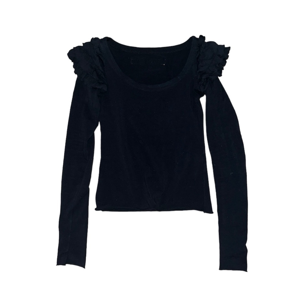 Alice auaa ruffle long sleeve top